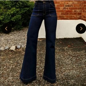 Rollas Eastcoast Flare Lux Blue Western 30